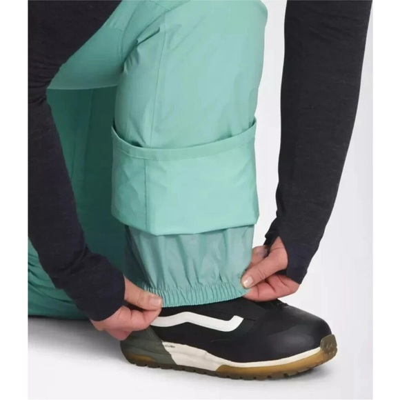 The North Face wasabi Mint Green Snow Bib NWOT size 3X overalls - Picture 4 of 14
